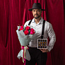 Букет "Пылкая любовь" + конфеты  3